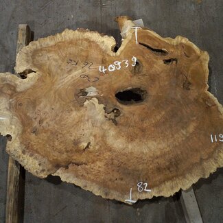 Amboina Maser, ca. 1190 x 820 x 55 mm, 25,6kg, 40939