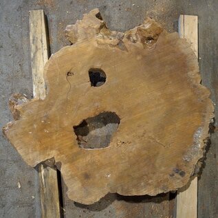 Amboina burl, approx. 840 x 840 x 55mm, 21,6kg