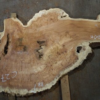 Amboina burl, approx. 1440 x 880 x 40-55mm, 31,1kg, 40952