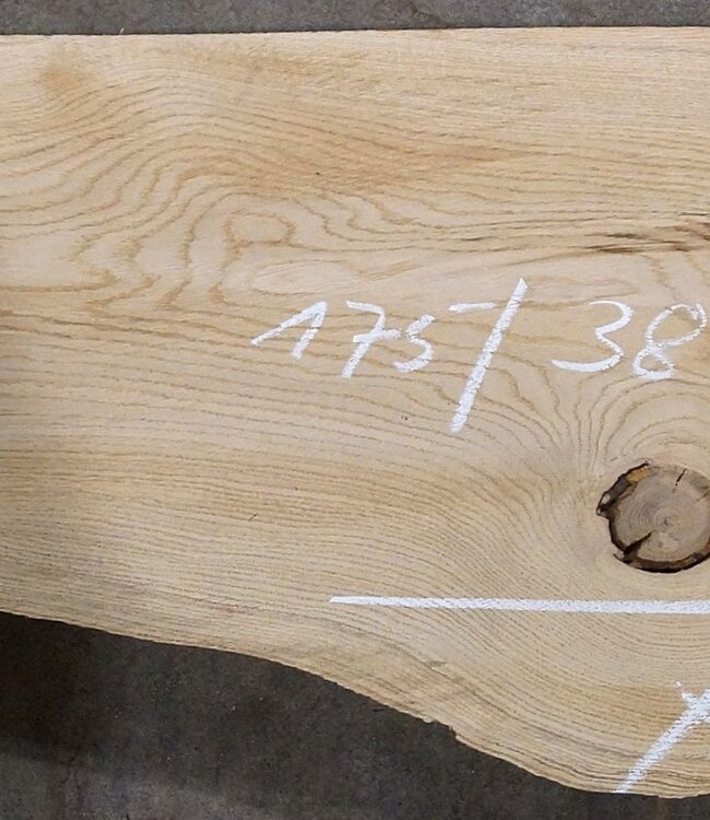 Eiche Bohle, ca. 1750 x 380(520) x 55 mm, 13337