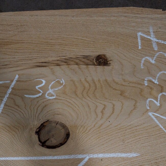 Eiche Bohle, ca. 1750 x 380(520) x 55 mm, 13337