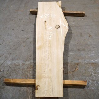 Oak table top, approx. 1750 x 380(520) x 55 mm, 13337