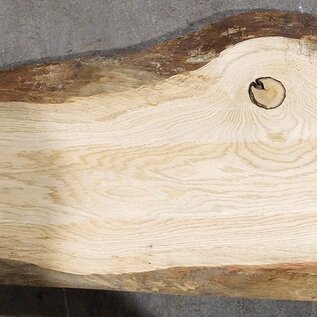 Oak table top, approx. 1750 x 380(520) x 55 mm, 13337