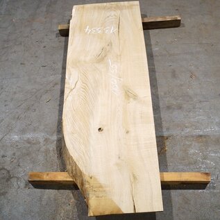 Oak table top, approx. 1750 x 550(600) x 55 mm, 13334
