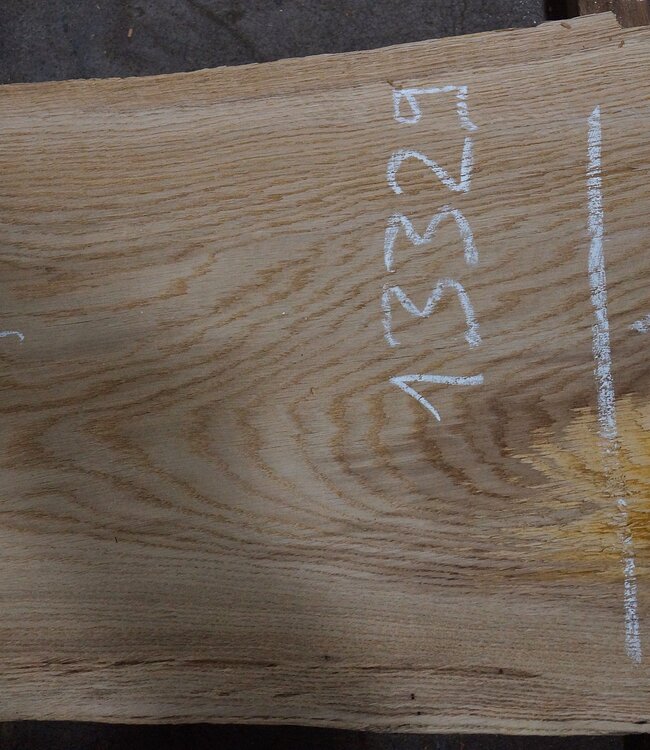 Oak table top, approx. 1400(1600) x 360(420) x 55 mm, 13329