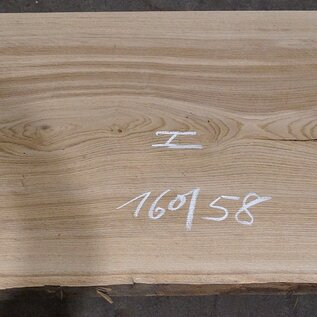 Oak table top, approx. 1600 x 580(610) x 55 mm, 13324