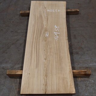 Oak table top, approx. 1600 x 580(610) x 55 mm, 13324