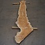 Amboyna burl board, approx. 2800 x 410 x 45 mm, 13314