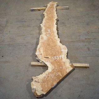 Amboyna burl board, approx. 2800 x 370 x 45 mm, 13312