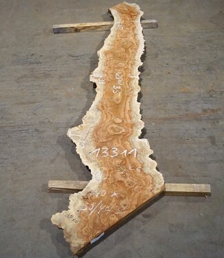 Amboina Maserplatte, ca. 2800 x 350 x 45 mm, 13311