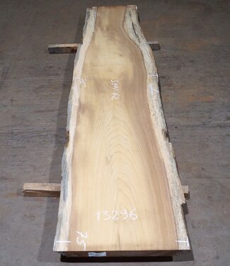 Iroko table top, approx. 3100 x 620 x 65 mm, 13296