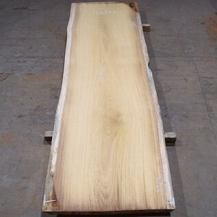 Iroko table top, approx. 3100 x 850 x 65 mm, 13295