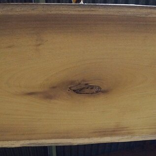 Iroko table top, approx. 3100 x 960 x 65 mm, 13294