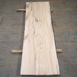 Ash fiddleback table top, approx. 2350 x 690 x 55 mm, 13283