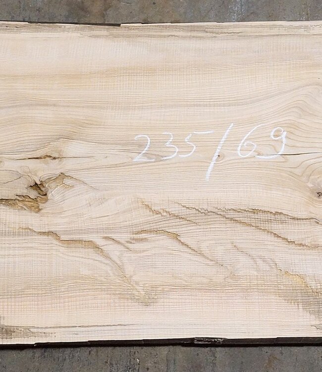 Esche Riegel Tischplatte, ca. 2350 x 690 x 55 mm, 13283