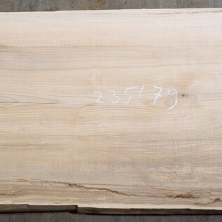 Ash fiddleback table top, approx. 2350 x 790 x 55 mm, 13282