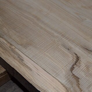 Ash fiddleback table top, approx. 2350 x 790 x 55 mm, 13282