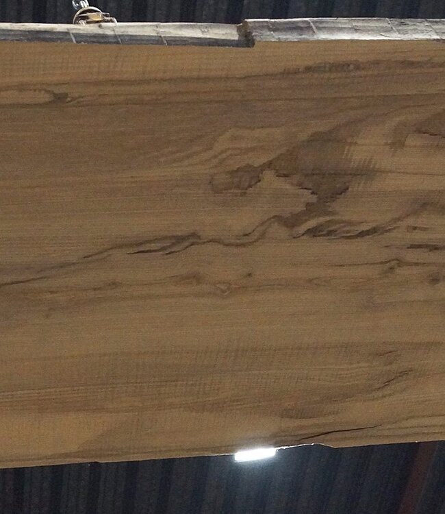 Esche Riegel Tischplatte, ca. 2350 x 790 x 55 mm, 13282