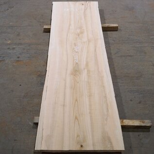 Ash fiddleback table top, approx. 2350 x 700 x 55 mm, 13281