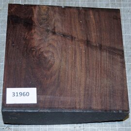 Ostindisch Palisander, ca. 160 x 160 x 45mm, 1,1kg