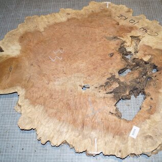 Amboina burl, approx. 800 x 700 x 40mm, 10kg