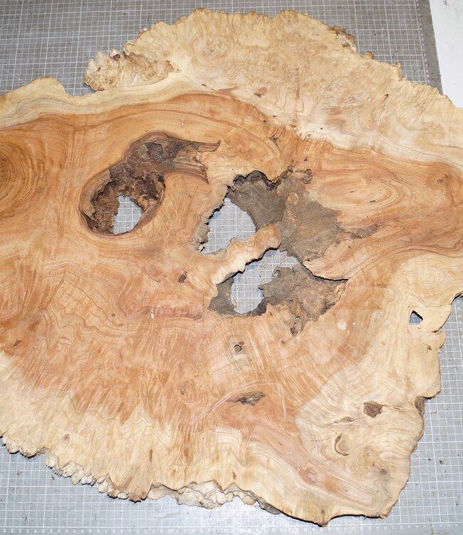 Amboina Maser, ca. 960 x 720 x 42mm, 13,4kg