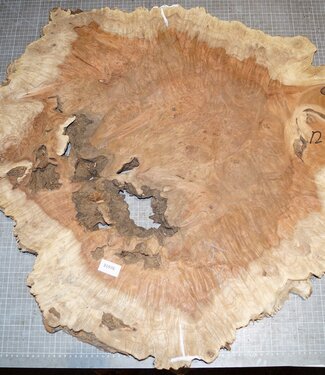 Amboina burl, approx. 730 x 850 x 40mm, 12kg
