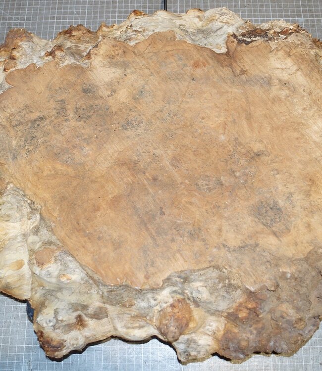 Amboina burl, approx. 640 x 470 x 45mm, 6,1kg