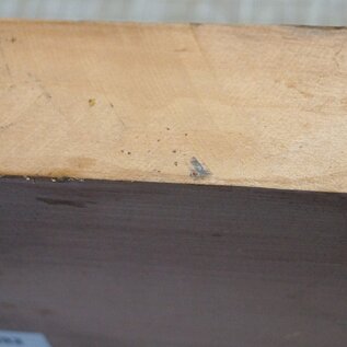 Pearwood, steamed, approx. 250 x 143 x 50mm, 1,26kg