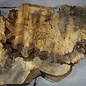 Buckeye burl slab, approx. 990 x 640 x 55 mm, 12,61 kg, 40964