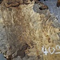 Buckeye burl slab, approx. 1330 x 540 x 55 mm, 11,97 kg, 40982