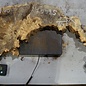 Buckeye burl slab, approx. 640/570 x 400/150 x 55 mm, 7,2 kg, 40985
