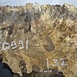 Buckeye burl slab, approx. 810 x 320 x 55 mm, 6,62 kg, 40991