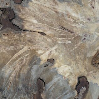 Buckeye burl slab, approx. 1380 x 530 x 55 mm, 13,97 kg, 40995