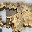 Buckeye burl slab, approx. 1140 x 540 x 55 mm, 8,75 kg, 40997