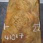 Amboyna burl slab, approx. 620 x 220 x 45 mm, 41017