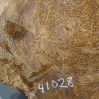 Amboyna burl slab, approx. 720 x 580 x 50-80 mm, 41028