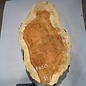 Amboyna burl slab, approx. 830 x 450 x 70-95 mm, 41030