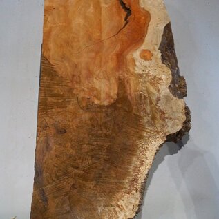 Amboyna burl slab, approx. 870 x 480 x 50 mm, 41032