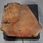 Flexuosa burl slab, approx. 340 x 340 x 65 mm, 41036