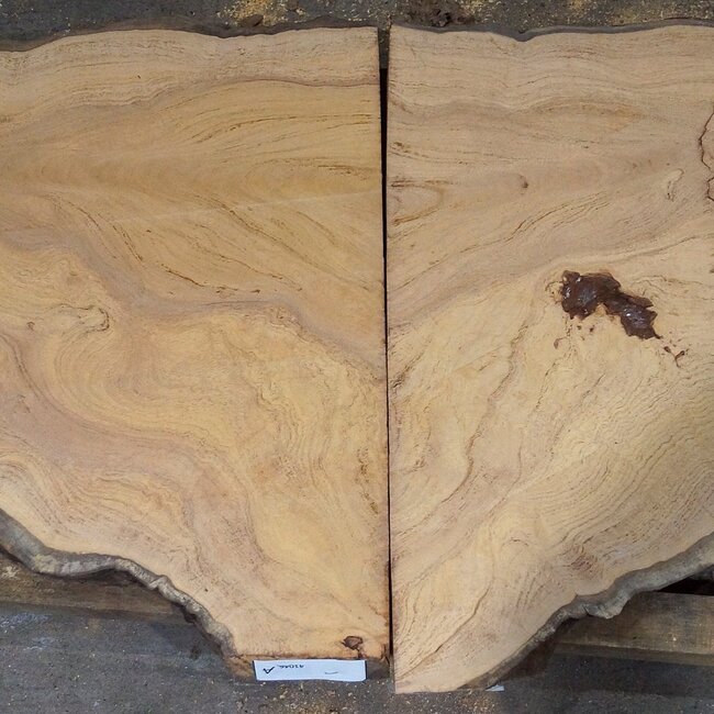 Hymenolobium flavum Maser Paar, ca. 2 x 670 x 620 x 45 mm, 41046