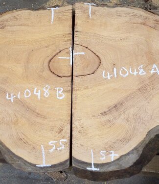 Hymenolobium flavum Maser Paar, ca. 2 x 500 x 550 x 45 mm, 41048