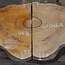 Hymenolobium flavum burl pair, approx. 2 x 500 x 550 x 45 mm, 41048