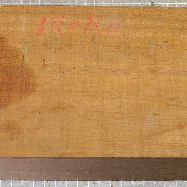 Iroko, Kambala, approx. 505 x 155 x 56mm, 3,02kg