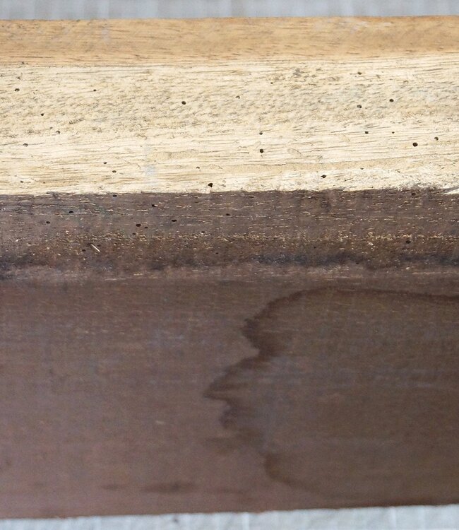 Iroko, Kambala, approx. 500 x 130 x 57mm, 3,82kg