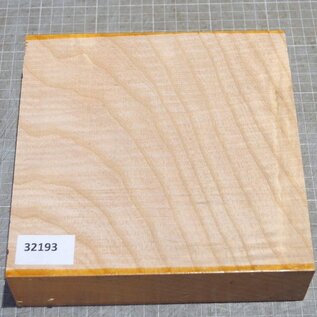 Ash, fiddleback, approx. 203 x 203 x 53mm, 1,42kg