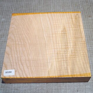 Ash, fiddleback, approx. 312 x 312 x 52mm, 3,36kg