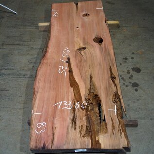 Redwood Tischplatte, ca. 1950 x 820/750/680 x 70 mm, 13360