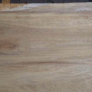 Iroko Tischplatte, ca. 2500 x 920/850/900 x 48 mm, 13359