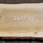 Lebanon Cedar table top, approx. 2400 x 720/620/550 x 75 mm, 13353